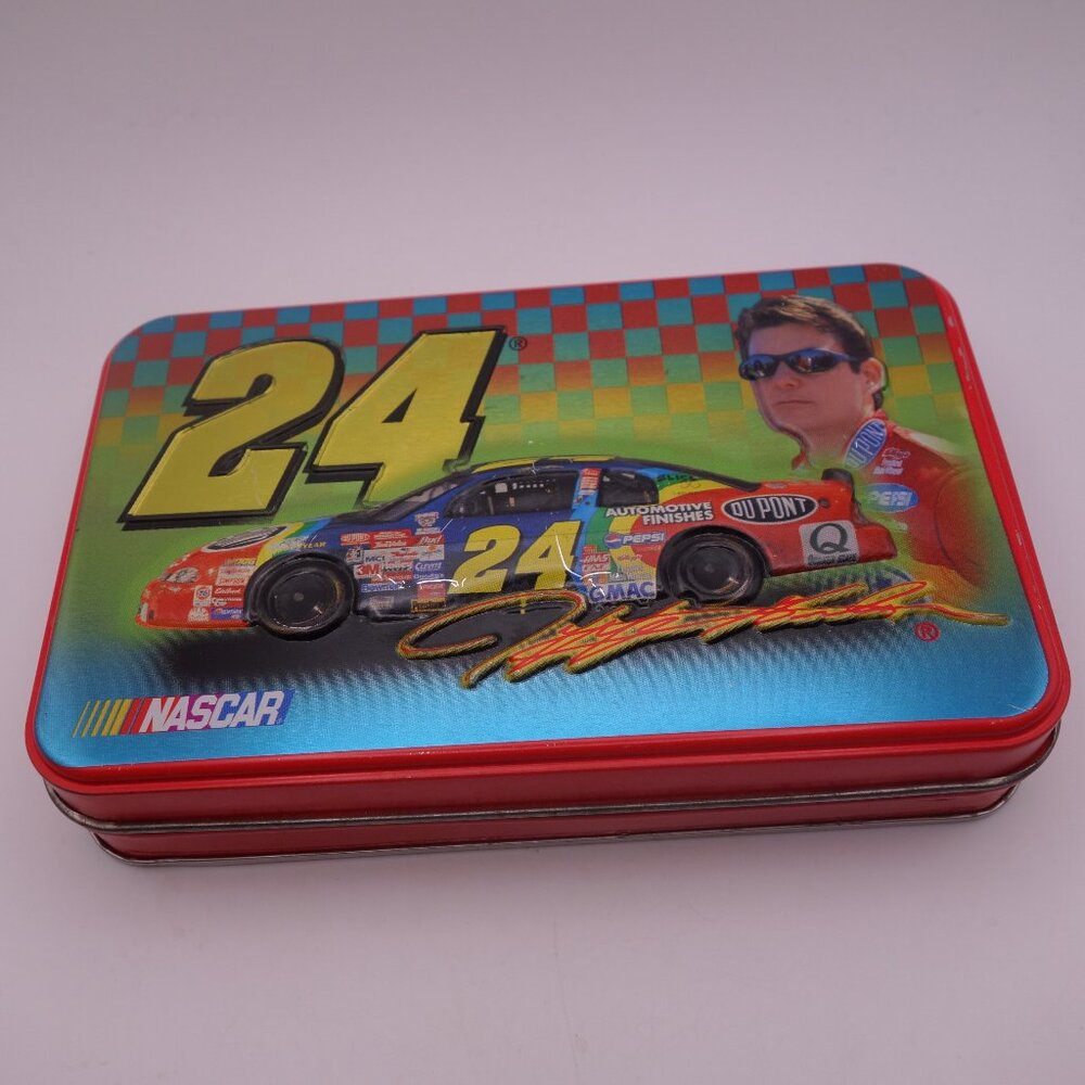 24 Jeff Gordon Limited Edition Collector Tin with Two Decks of Playing Cards